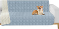 ZNSAYOTX Ultimate Cozy Blankets (52"x82") 100% Waterproof Bed Mat Blanket for Dog Pets, Couch Sofa Protector with Non-Slip Back Washable Durable, Pee Scratch Proof Easy to Clean (Grey Blue) by ZNSAYOTX