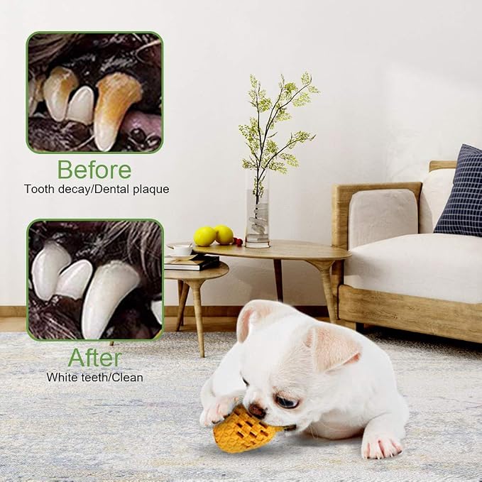 Teething Chew Toys for Puppy Small Dogs, Interactive Dog Toys to Keep Them Busy Puppies Tough Dog Dental Clean Toys - Image 5