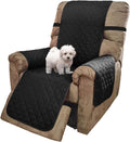 U-NICE HOME Reversible Recliner Chair Covers, Black | 28''Recliner Cover for dogs Washable, Pet Friendly, Elastic Straps, Water Repellent, Diamond Quilted by U-NICEHOME