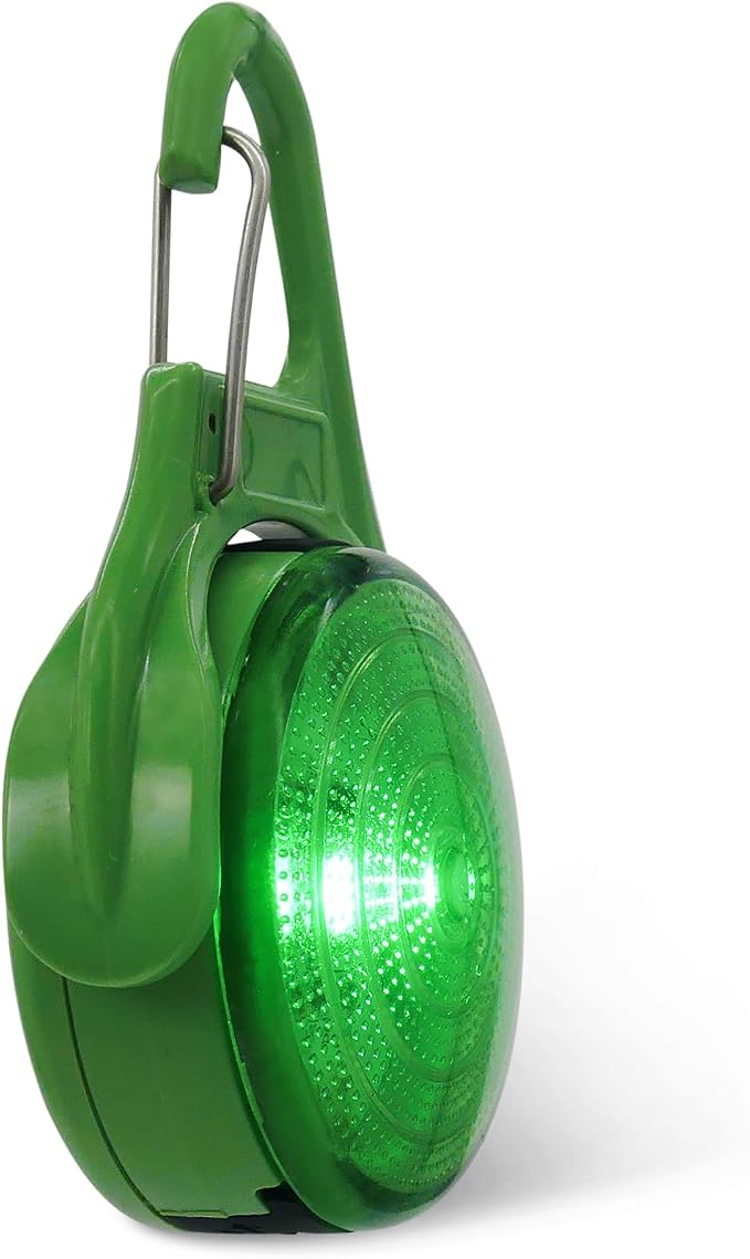 Rechargeable Safety Light | Water Reistant Bright LED Clip-On Flashing Light for Dog Walking, Running and Outdoor Activities (Green) - Image 5