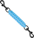 Dog Collar Safety Clip, Collar Companion, Handmade Backup Safety Strap, Double-Ended Clip Leash Connector, Suitable for Dog Harnesses, Prong, Pinch Collars (Sky Blue, 1 Pack) by Unknown