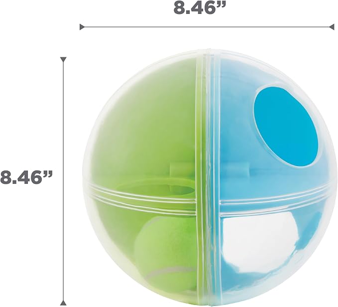 Outward Hound by Nina Ottosson A-Maze Ball Dog Treat Puzzle Ball, Level 2 Intermediate, Green - Image 7