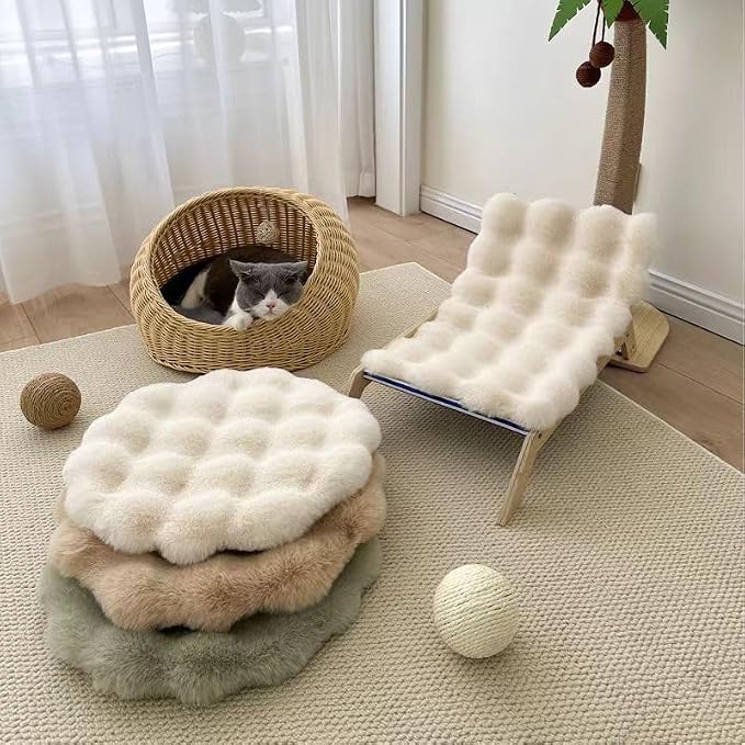 SHENGOCASE Pet Cushion Pad, Faux Fur Dog and Cat kneading Pillow, Cozy Bed Insert for Crate Pad Padding for Cage Kennel (23.6" x 35.4") - Image 7
