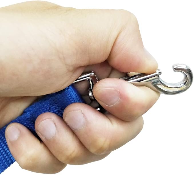 Nylon Training Dog Leash for Small Medium Large Dogs, 15ft 20ft 30ft 50ft Long Leash Dog/Puppy Lead for Obedience Recall Training, Camping (20ft, Blue) - Image 5
