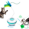 Cat Toys Interactive Cats Exercise Felt Cover Toy | Hidden Feather Spin for Cats Catching, Touch Activate While Standby, Whack A Mole Cat Toys for Cat Bored by BENTOPAL