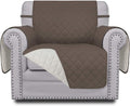 Easy-Going Reversible Couch Cover, Small Chair, Taupe/Ivory | Machine Washable Slipcover For Dogs, Water Resistant Furniture Mat For Living Room, Non-Slip Sofa Cover, Pet Friendly by Easy-Going