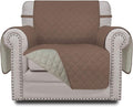 Easy-Going Reversible Couch Cover, Small Chair, Brown/Beige | Machine Washable Slipcover For Dogs, Water Resistant Furniture Mat For Living Room, Non-Slip Sofa Cover, Pet Friendly by Easy-Going