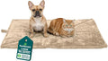 Furhaven ThermaNAP Self-Warming Cat Bed for Indoor Cats & Large/Medium Dogs, Washable & Reflects Body Heat - Quilted Faux Fur Reflective Bed Mat - Cream, Large by FurHaven