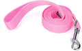 Strong Durable Nylon Dog Training Leash, 1 Inch Wide Traction Rope, 6 ft Long, for Small and Medium Dog (Pink, 6 Feet) by Siumouhoi