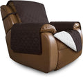Easy-Going Reversible Couch Cover, Oversized Recliner, Chocolate/Ivory | Machine Washable Slipcover For Dogs, Water Resistant Furniture Mat For Living Room, Non-Slip Sofa Cover, Pet Friendly by Easy-Going