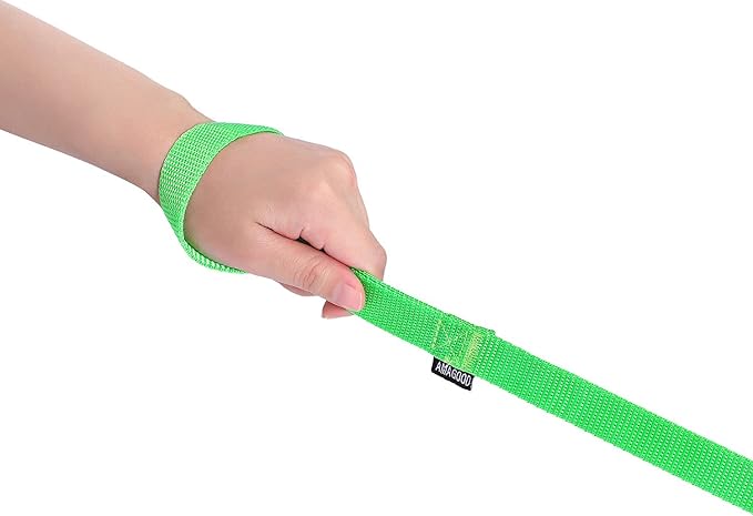 AMAGOOD 6 FT Puppy/Dog Leash, Strong and Durable Traditional Style Leash with Easy to Use Collar Hook,Dog Lead Great for Small and Medium and Large Dog (3/4 in x 6 ft(Pack of 1), Green) - Image 3