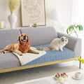 Tcksstex Waterproof and Anti-Slip Dog Bed Cover and Pet Blanket Sofa Pet Bed Mat ，car Incontinence Mattress Protectors Furniture Couch Cover for Most Cats Dogs, Pets（30x70-Stoneblue） by TcksstexFauxFurDogBedCover