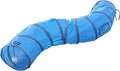 PetLike S Way Cat Tunnel Collapsible Pop-up Pet Tube Hideaway Play Toy with Ball (S-Way, Blue) by PetsLikePetLike