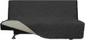 Easy-Going Reversible Couch Cover, Large Futon Sofa, Darkgray/Beige | Machine Washable Slipcover For Dogs, Water Resistant Furniture Mat For Living Room, Non-Slip Sofa Cover, Pet Friendly by Easy-Going