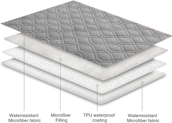 Ameritex Waterproof Blanket Reversible Dog Bed Cover Pet Blanket for Furniture Bed Couch Sofa - Image 5