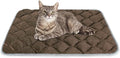 Self Warming Cat Bed Self Heating Cat Mat Thermal Pet Bed Mat Self-Warming Dog Crate Pad by ULIGOTA