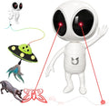 ORSDA Laser Cat Toys for Indoor Cats, 2 in 1 Interactive Automatic Dual Laser & Catnip UFO Dangler for Kitten Toys, Truly Random Trajectory Radar Motion-Activated, Rechargeable 4 Modes, Clamp Design by ORSDA