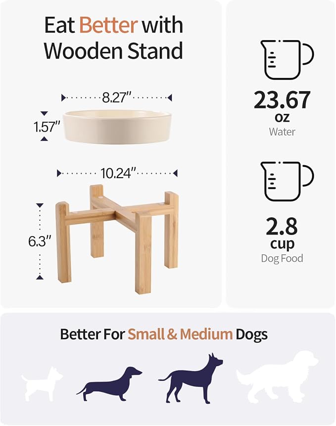 8.26 in Milk White Dog Bowl Slow Feeder Ceramic for Medium and Large Breed,Elevated/Raised Slow Feeding Dog Food Water Dish Heavy Weighted,Puzzle Eating Bowl Modern Maze Meteor - Image 2