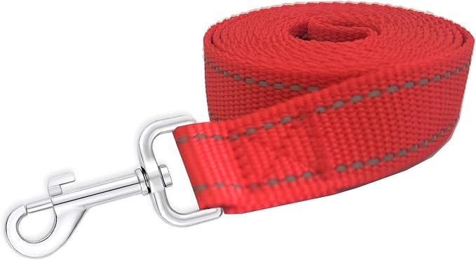 Reflective Dog Leash 4Ft /5 Foot /6 Feet Long, 1 Inch Wide, for Small and Medium Dogs - Image 2