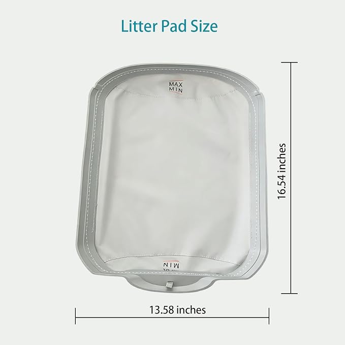 Waterproof Pad for Self Cleaning Litter Box (Two Pack) | Washable Removable Cat Litter Box Pad, Leak-Proof Replacement Liner Accessories - Image 2