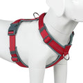 Plutus Pet No Pull Dog Harness, Adjustable Nylon Harness with Soft Padding | Reflective with Front Clip, Heavy Duty for Training and Walking, for Small Medium Large Dogs, Red, S by PLUTUSPET