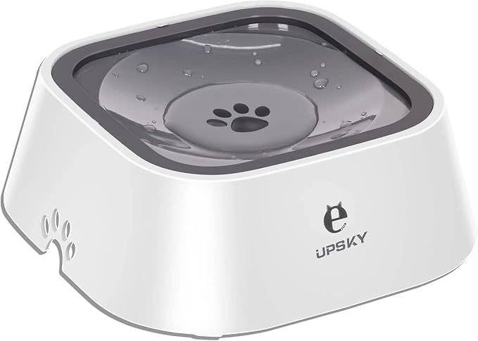 UPSKY 35oz No-Spill Pet Water Bowl, Slow Water Feeder for Dogs and Cats | Splash-Proof Bowls, Slow Drinking Pet Dish, Easy-Clean Dishwasher Safe, Portable For Travel by UPSKY