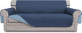 Easy-Going Reversible Couch Cover, 3 Cushion Sofa, Dark Blue/Light Blue | X-Large Sofa, Washable Slipcover For Dogs, Water Resistant Mat, Living Room, Non-Slip Sofa Cover, Pet Friendly by Easy-Going