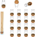 16 Pack Chair Leg Floor Protectors for Hardwood Floors, Round Rubber Furniture Sliders, 360°Felt Pad Bottom Wrapped Thickening Silicone Furniture Legs Caps Covers(Round,Clear-Brown-S) by Yarehand