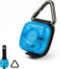 Dog Collar Light, Rechargeable LED Dog Safety Light for Night Walking, Clip-On or Strap-On Pet Light for Collar, Harness and Leash, High Visibility, Water-Resistant, USB-C, Blue by gogout