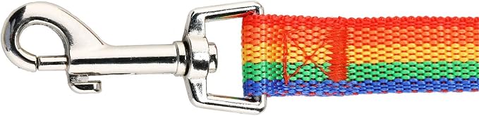 Hi Kiss Dog/Puppy Obedience Recall Training Agility Lead - 15ft 20ft 30ft 50ft 100ft Leash - Great for Training, Play, Camping, or Backyard (20 Feet, Rainbow) - Image 3