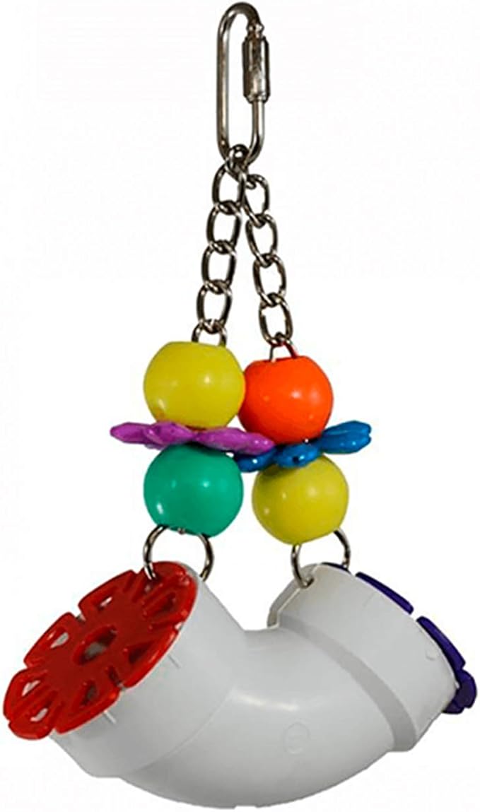 Super Bird Creations SB751 PVC Forager Bird Toy, Medium/Large Bird Size, 3” x 5” x 8” - Image 4