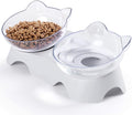 MILIFUN Cat Bowls, Cat Food Bowls Elevated Tilted, Anti Vomiting Kitty Bowl for Puppy and Bunny, Orthopedic for Indoor Cats. by Milifunpets