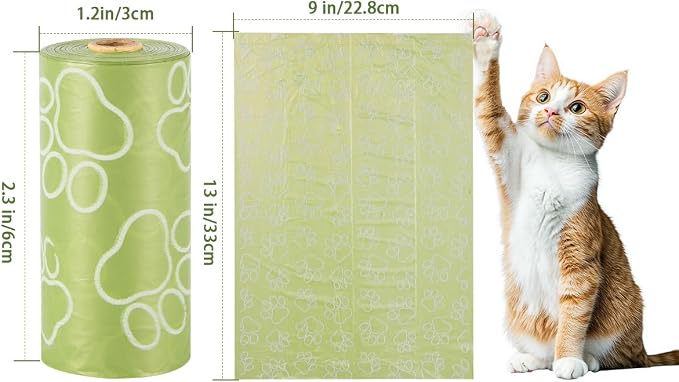Poop Bags Rolls 256 Count - 9x13 Inches Green Thickened Leakproof Lavender scent Poo Bags for Dogs, Eco-Friendly Pet Waste Bags for Walking,Travel,Home - Image 9