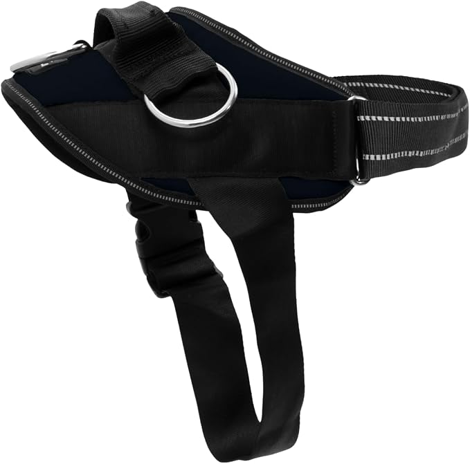 ShawnCo Essential Dog Harness, No-Pull Pet Vest (Midnight,S) | 3 Leash Clips, Easy On, No-Choke, Reflective, Adjustable Fit, Padded Comfort, Control Handle, For Small, Medium & Large Dogs by SHAWNCO