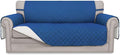 Easy-Going Reversible Couch Cover, 2 Cushion Sofa, Blue/Ivory | Oversized Loveseat Slipcover For Dogs, Water Resistant Mat, Living Room, Non-Slip Sofa Cover, Pet Friendly by Easy-Going
