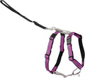 PetSafe 3 in 1 Harness - Fully Adjustable No-Pull Dog Harness - From the Makers of the Easy Walk Harness - Large, Plum | Rests on Chest Not Throat to Reduce Pulling, 5 Adjustment Points, Car Restraint Seatbelt Loop, Reflective Nylon for Low Light by PetSafe