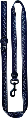 ShawnCo Dream Walk Dog Leash (Wolf Moon,Medium/Large) | Soft Neoprene Handle, Premium, Durable, Nylon Pet Leash for Small, Medium and Large Dogs, For Everyday Walks and Training by SHAWNCO