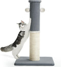 Made4Pets Tall Cat Scratching Post with Sisal & Carpet for Indoor Cats, 33" | Cat Scratcher with Wide Stable Base, Interactive Hanging Toys, Ideal for Adult Cats, Large Breeds and Full-Body Stretching by Made4Pets