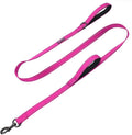 Max and Neo Double Handle Traffic Dog Leash - Reflective, Donates to Dog Rescue (Pink, 6 FT) by MaxandNeo
