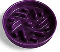 Ceramic Slow Feeder Dog Bowl, 2 Cups Maze Puzzle Dish to Slow Down Eating | Premium Ceramic Material with Anti-Slip Design, Suitable for Small, Medium and Large Breed Dogs Daily Feeding by Anipaw
