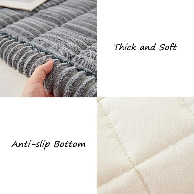 Awjcsv Couch Covers for Dogs Washable, Non Slip Sofa Protector Pet Friendly | Thick, Soft Furniture Cover, Against Pets Hair & Scratch, Fits Leather and Fabric Couches, 27.6" X 70.9" - Image 5