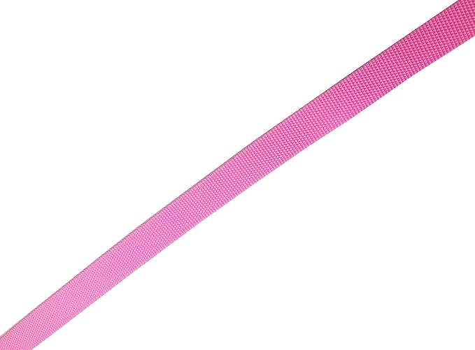 Nylon Dog Leash 4 Ft 5 Feet 6 Foot Long, Walking Training Dog Leashes for Medium Large Dogs, 1 Inch Wide (1" X 6 ft, Pink) - Image 5