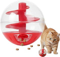 Cat Treat Dispenser Toy Interactive, Slow Feeder Cat Treat Ball for Cats, Adjustable Portions Food Ball for Cats Kitten Training, Small Puzzle Ball Cat Treat Dispenser Toys, 2 x 2in by Unknown