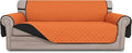 Easy-Going Reversible Couch Cover, 3 Cushion Sofa, X-Large, Orange/Black | Machine Washable Slipcover For Dogs, Water Resistant Furniture Mat For Living Room, Non-Slip Sofa Cover, Pet Friendly by Easy-Going