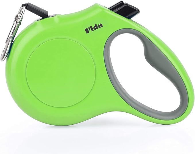 Fida Retractable Dog Leash, 10ft Heavy Duty Pet Walking Leash for X-Small Dog or Cat up to 18 lbs, Tangle Free. One-Hand Brake (X-Small, Green) by Fida