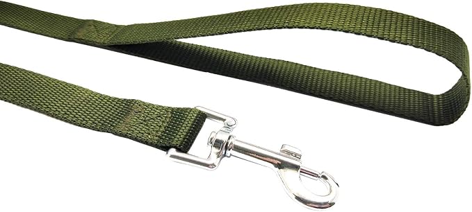 Nylon Training Dog Leash for Small Medium Large Dogs, 15ft 20ft 30ft 50ft Long Leash Dog/Puppy Lead for Obedience Recall Training, Camping (30ft, Green) - Image 4