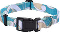 Mihqy Dog Collar for Small Dogs Puppy Cats,Fashion Design, Sea Wave,XS | Neck Fit 7.9"-11.8", Multiple Patterns，4 Sizes for Small Medium Large Dogs, Comfortable for Walks and Outdoor Hikes by Mihqy