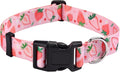 Mihqy Dog Collar for Large Dogs, Fashion Design, Strawberry,L | Neck Fit 14.9"-24.8", Multiple Patterns，4 Sizes for Small Medium Large Dogs, Comfortable for Walks and Outdoor Hikes by Mihqy