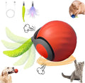 Speedy 2.0 Tail Cat Toys for Bored Indoor Adult Cats,2025 New Generation Interactive Cat Toys for Indoor Cats,Automatic Moving Ball with Tail,Cat, Orange by Unknown