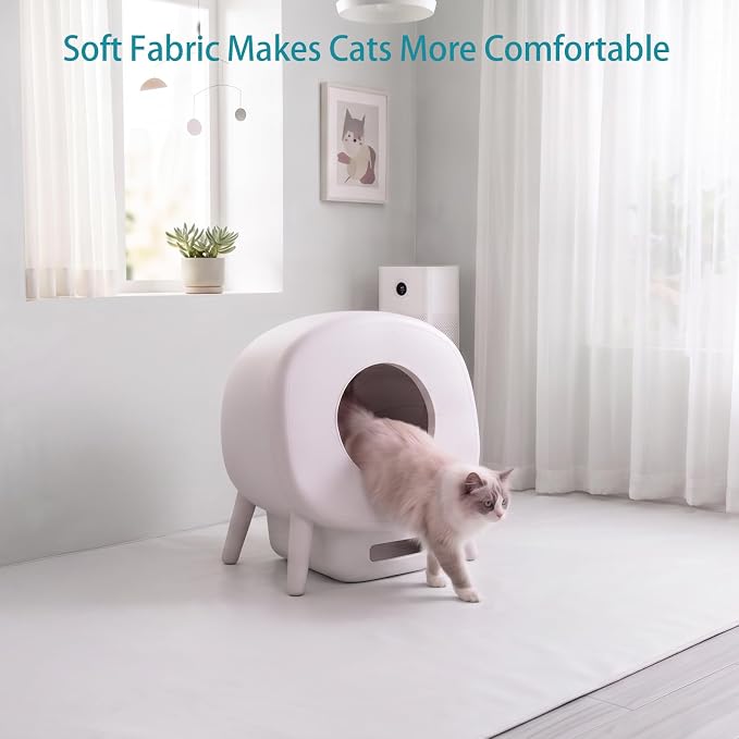 Waterproof Pad for Self Cleaning Litter Box (Two Pack) | Washable Removable Cat Litter Box Pad, Leak-Proof Replacement Liner Accessories - Image 6